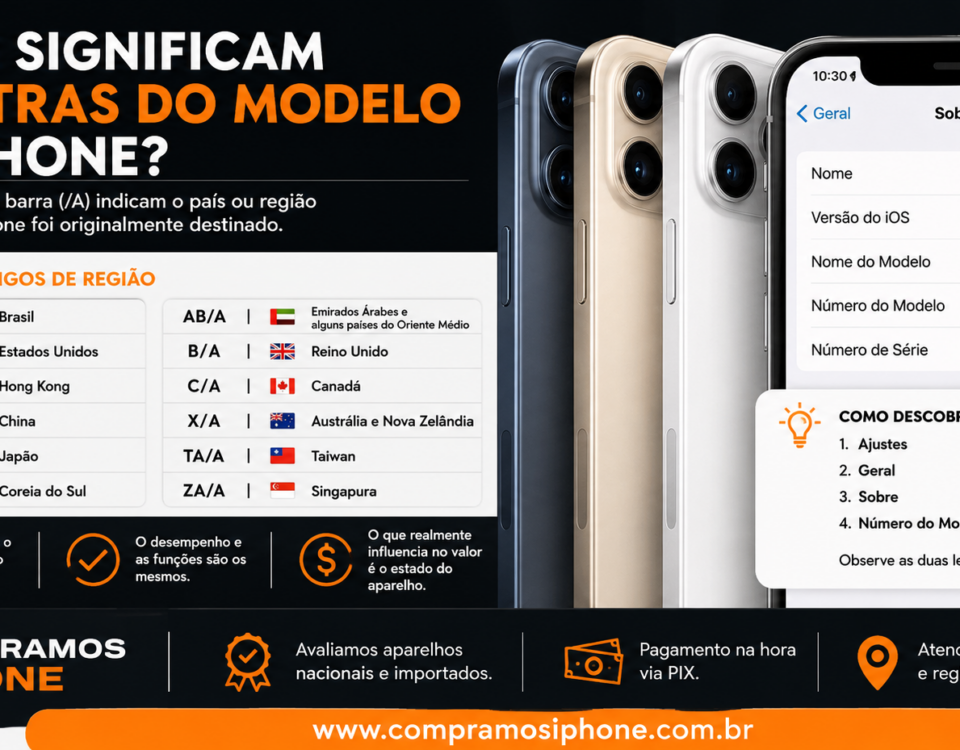 modelo do iPhone (LL/A, BR/A, ZP/A, CH/A