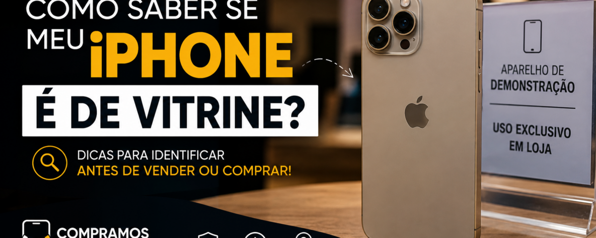 Como identificar iPhone de vitrine