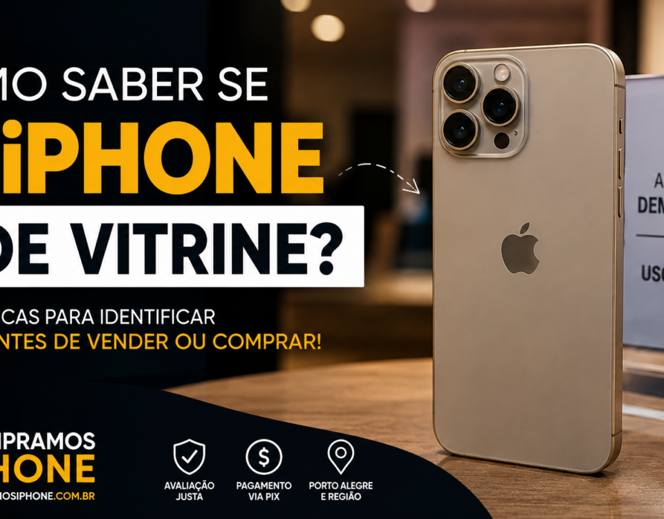 Como identificar iPhone de vitrine