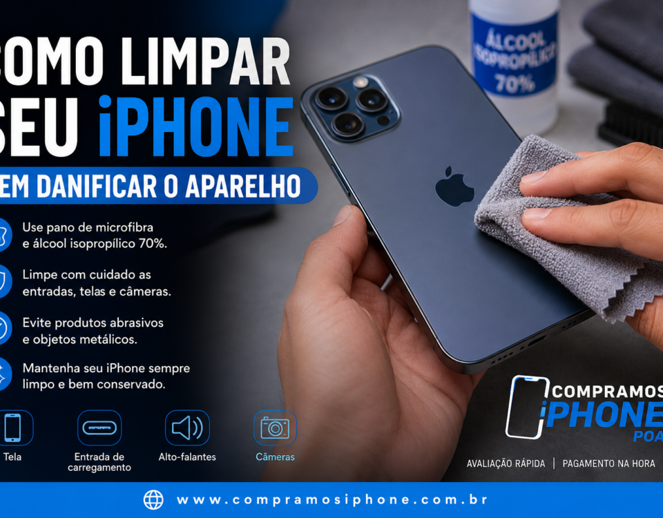 Como limpar seu iPhone corretamente
