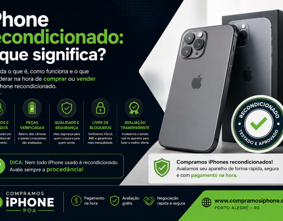 iPhone recondicionado: qualidade garantida