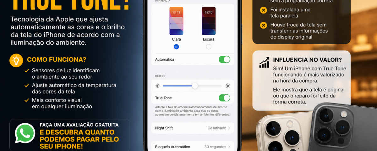O que é o True Tone do iPhone?