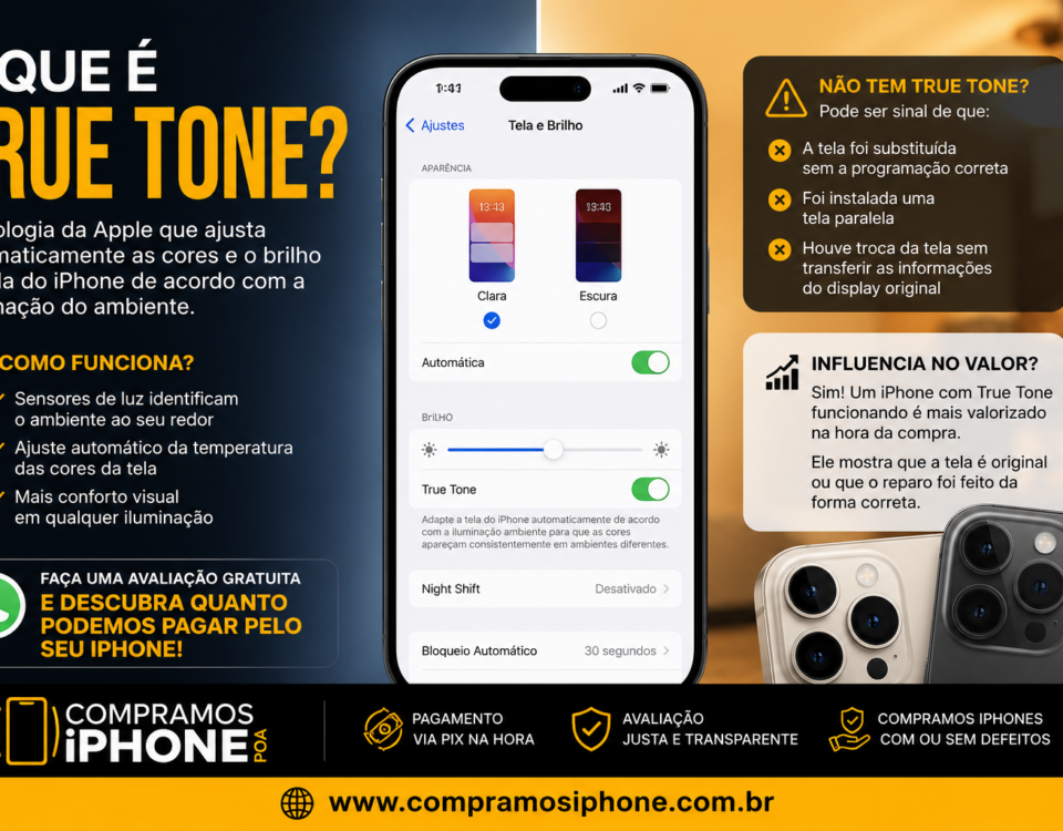 O que é o True Tone do iPhone?