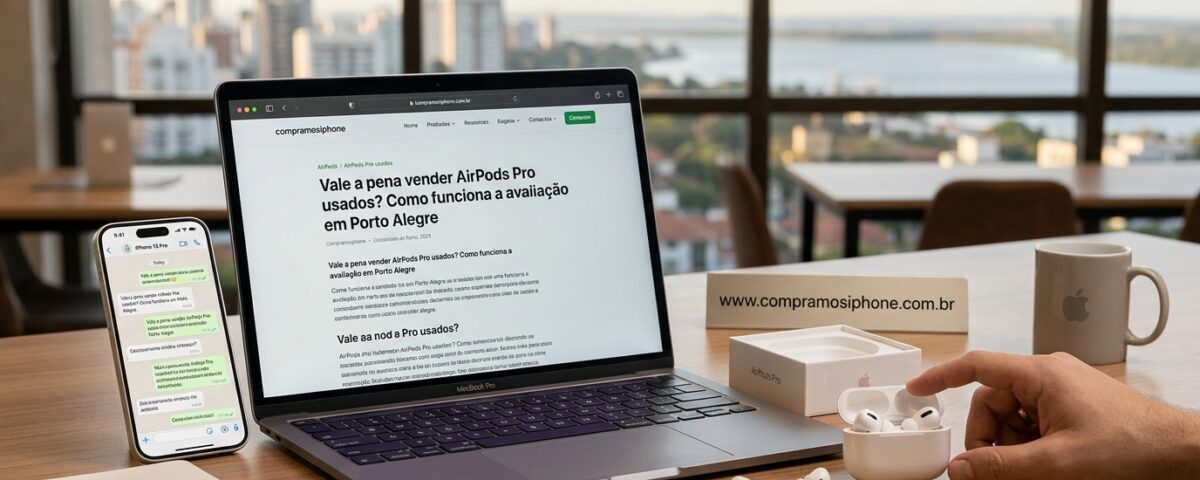 Vale a pena vender AirPods Pro usados? Veja como funciona a avaliação em Porto Alegre