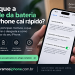 Por que a saúde da bateria do iPhone cai rápido?