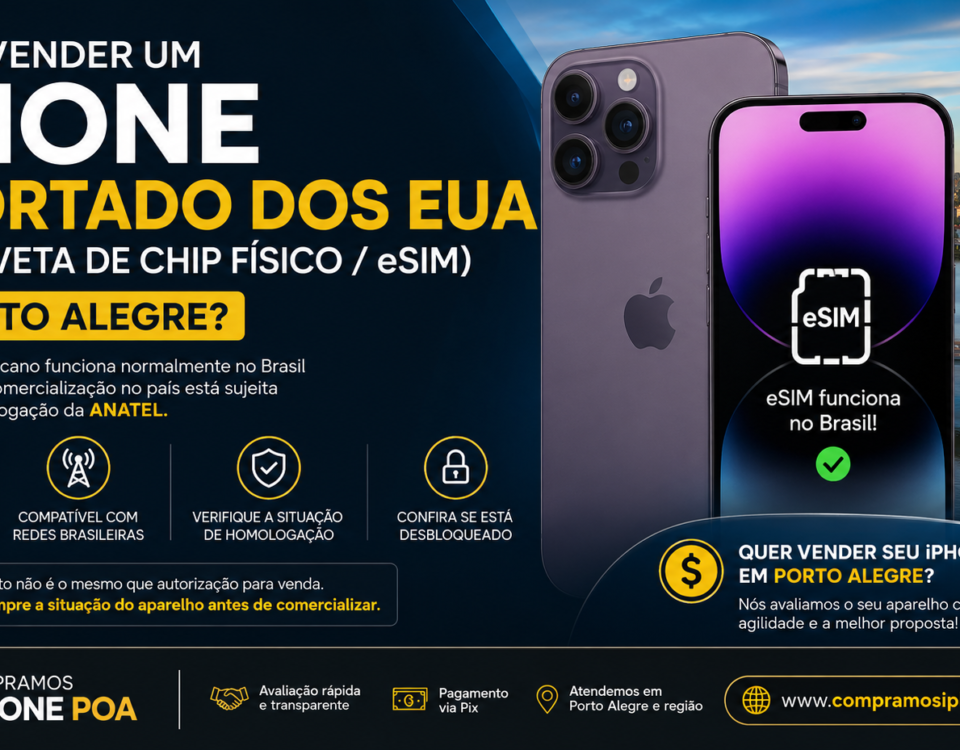 iPhone com eSIM em Porto Alegre